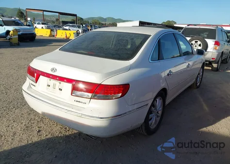 2006 Hyundai Azera Limited/Se из США, поврежденный, VIN KMHFC46F16A090651